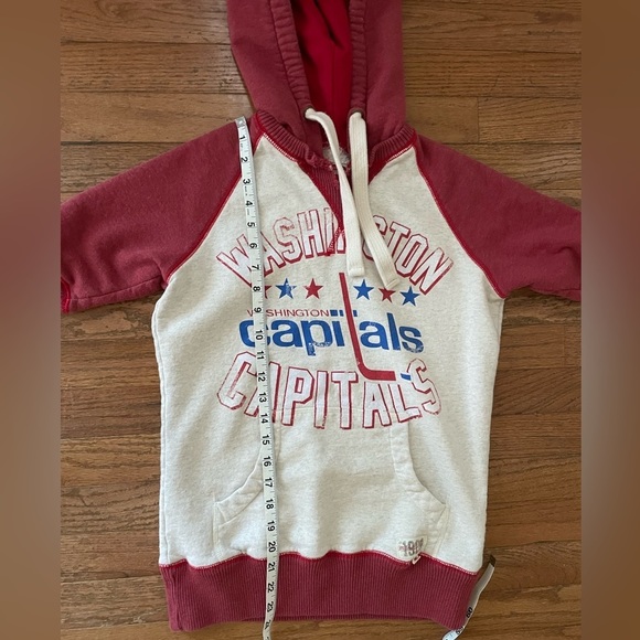 Mitchell & Ness VTG NHL Hockey SS Hoodie Washington Capitals | Size Medium - Picture 6 of 8
